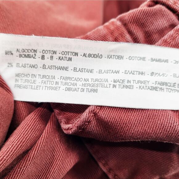 Zara Man Denim Wear Rust Color Brown Jeans 5-Pocket Zip Button Fly Men's Size 31 - Picture 7 of 8